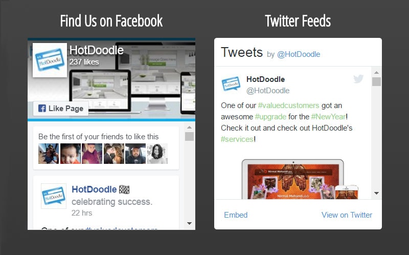 HotDoodle social media